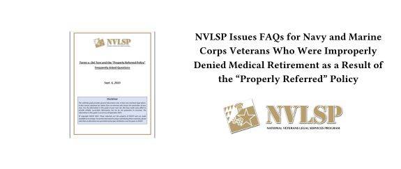 image for NVLSP’s FAQs For Veterans